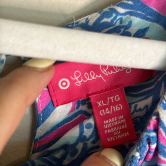 Lily Pulitzer x Target Floral Maxi Dress Size 14/16 - Picture 2 of 8